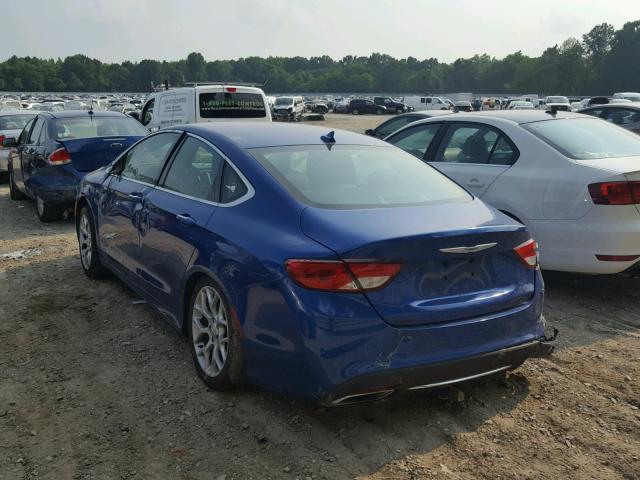 1C3CCCEG8FN523794 - 2015 CHRYSLER 200 C BLUE photo 3