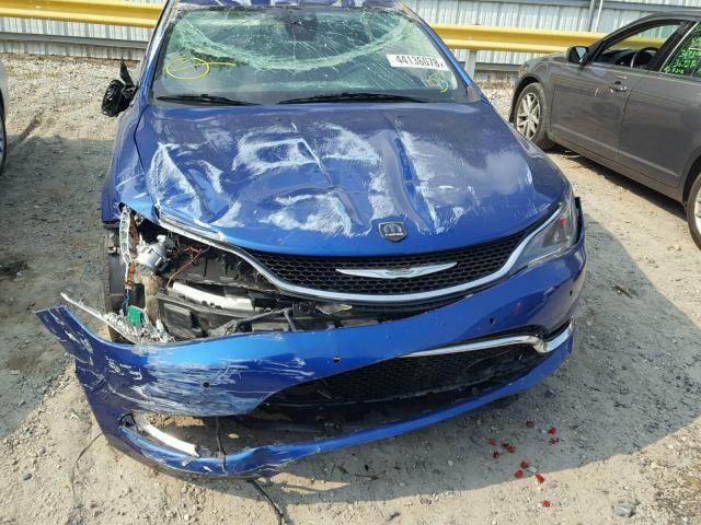 1C3CCCEG8FN523794 - 2015 CHRYSLER 200 C BLUE photo 7