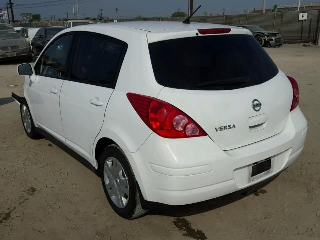 3N1BC1CP3CK815260 - 2012 NISSAN VERSA S WHITE photo 3