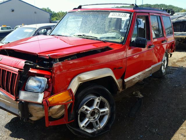 1J4FJ78S1PL563955 - 1993 JEEP CHEROKEE C RED photo 9