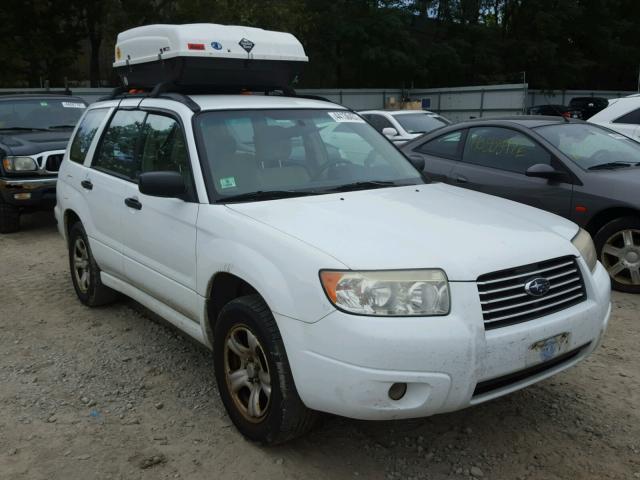 JF1SG63697G719472 - 2007 SUBARU FORESTER WHITE photo 1