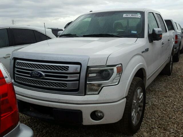 1FTFW1CF2DFA53381 - 2013 FORD F150 SUPER WHITE photo 2