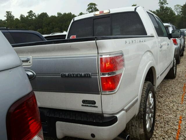 1FTFW1CF2DFA53381 - 2013 FORD F150 SUPER WHITE photo 4