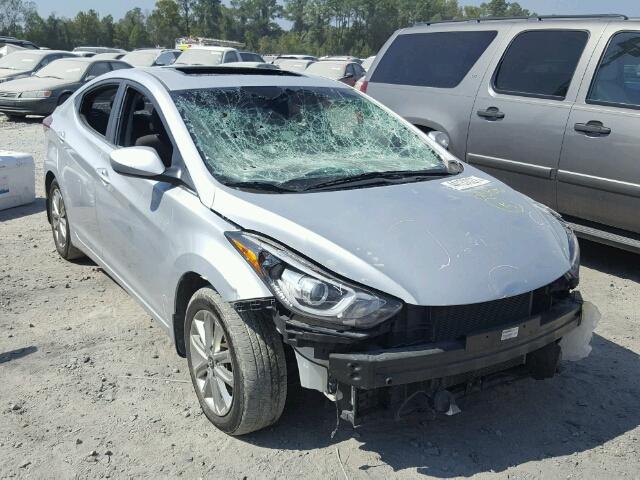 KMHDH4AEXFU300878 - 2015 HYUNDAI ELANTRA SE SILVER photo 1