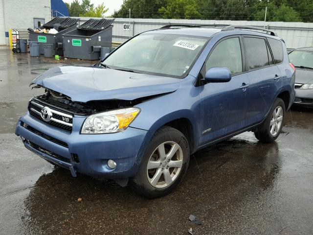 JTMBK31V085044755 - 2008 TOYOTA RAV4 LIMIT BLUE photo 2