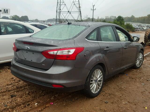 1FAHP3H23CL257412 - 2012 FORD FOCUS SEL GRAY photo 4