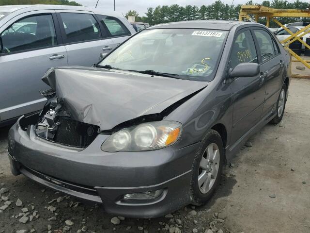 2T1BR32E96C694680 - 2006 TOYOTA COROLLA CE GRAY photo 2