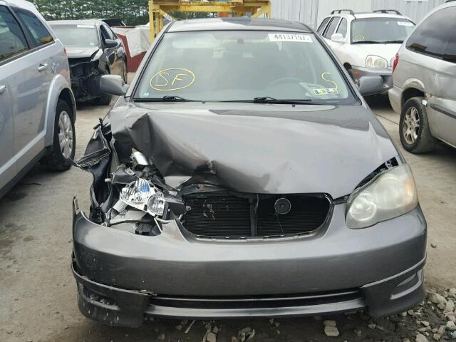 2T1BR32E96C694680 - 2006 TOYOTA COROLLA CE GRAY photo 9