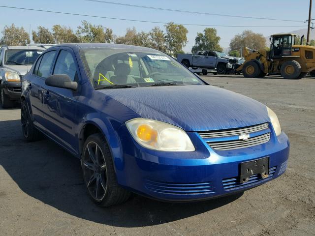 1G1AK52F957599386 - 2005 CHEVROLET COBALT BLUE photo 1