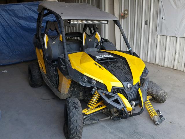 3JBPXLP13EJ000674 - 2014 CAN-AM MAVERICK 1 YELLOW photo 1