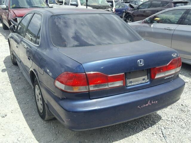 1HGCF86662A079095 - 2002 HONDA ACCORD VAL BLUE photo 3