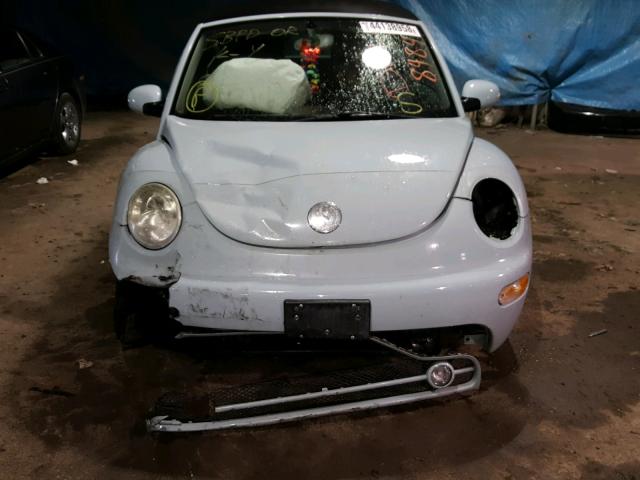 3VWDD21Y83M318484 - 2003 VOLKSWAGEN NEW BEETLE 蓝色 照片 9