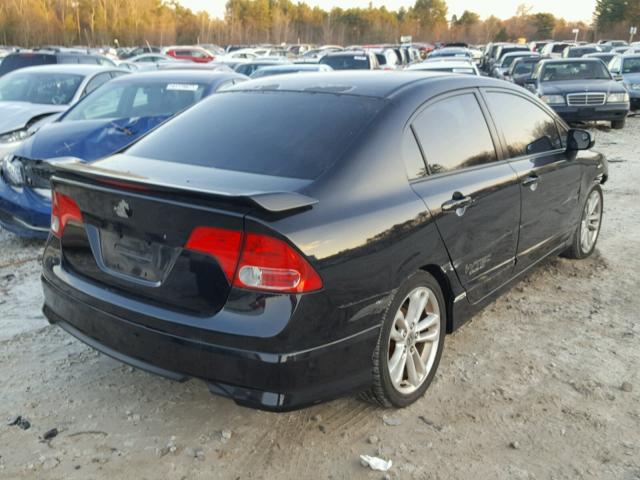 2HGFA55537H711997 - 2007 HONDA CIVIC SI BLACK photo 4