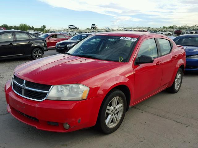 1B3LC56KX8N294145 - 2008 DODGE AVENGER SX RED photo 2