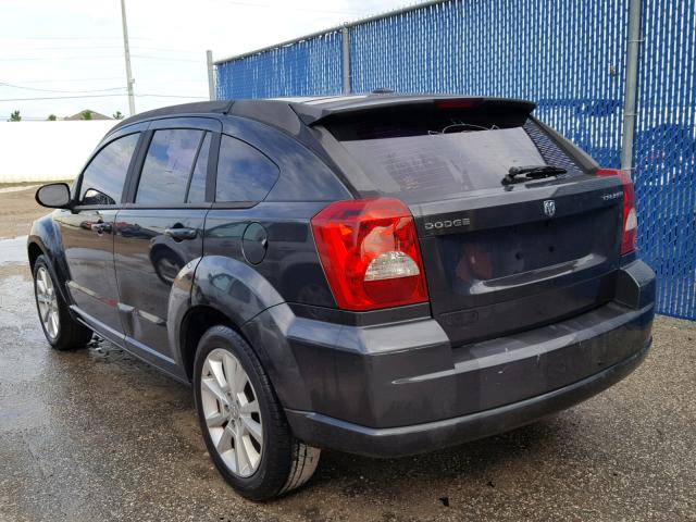 1B3CB5HAXBD111377 - 2011 DODGE CALIBER HE CHARCOAL photo 3