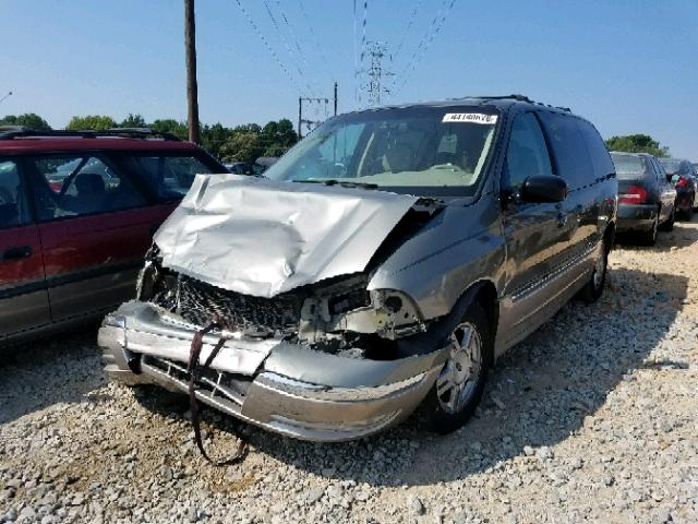 2FMZA53452BA19625 - 2002 FORD WINDSTAR S GRAY photo 2