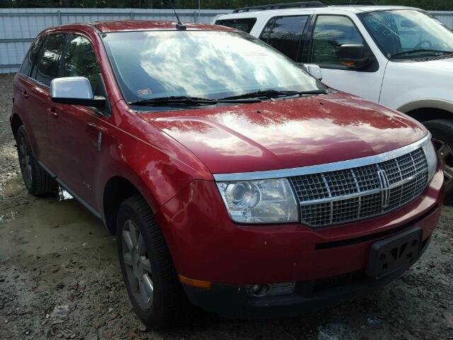 2LMDU68C38BJ10347 - 2008 LINCOLN MKX MAROON photo 1