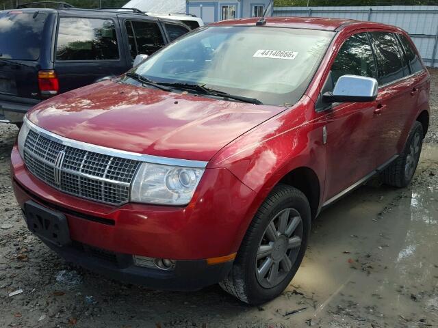 2LMDU68C38BJ10347 - 2008 LINCOLN MKX MAROON photo 2