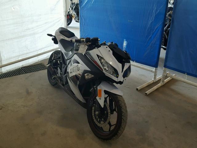 JKAEX8A1XEA007377 - 2014 KAWASAKI EX300 A WHITE photo 1