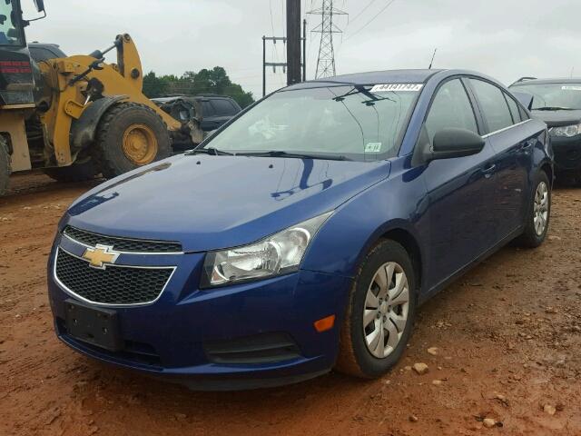 1G1PD5SH5C7259736 - 2012 CHEVROLET CRUZE LS BLUE photo 2