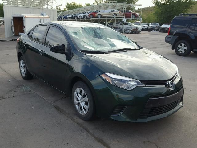 2T1BPRHE4GC549614 - 2016 TOYOTA COROLLA EC 绿色 照片 1