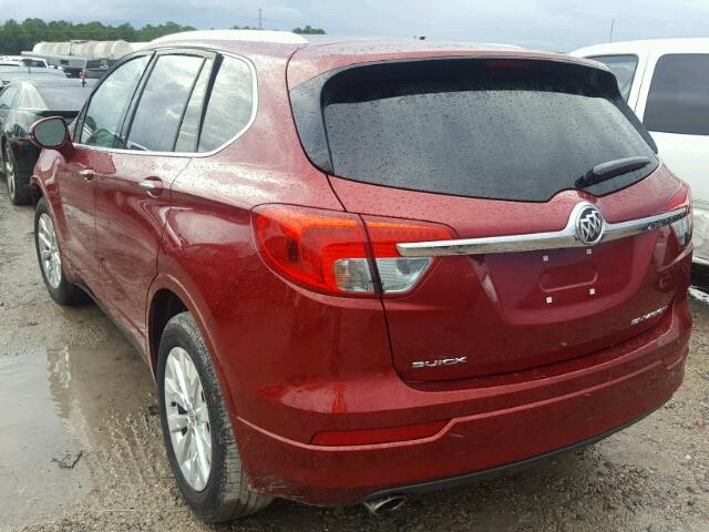 LRBFXBSA4HD008340 - 2017 BUICK ENVISION E RED photo 3