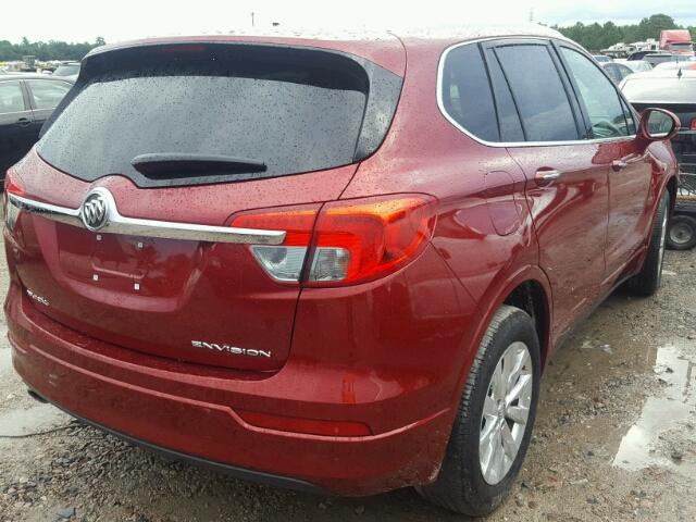 LRBFXBSA4HD008340 - 2017 BUICK ENVISION E RED photo 4