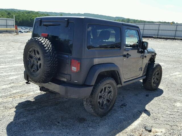 1C4AJWAG5EL272047 - 2014 JEEP WRANGLER S 灰色 照片 4