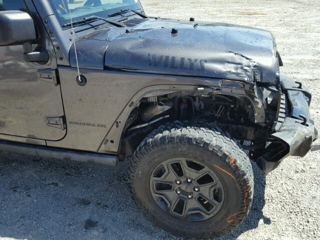 1C4AJWAG5EL272047 - 2014 JEEP WRANGLER S 灰色 照片 9