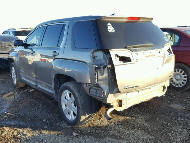 2GKALMEK8C6199764 - 2012 GMC TERRAIN SL GRAY photo 3