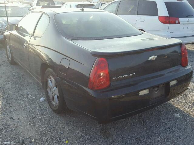 2G1WM16KX69246686 - 2006 CHEVROLET MONTE CARL 黑色 照片 3