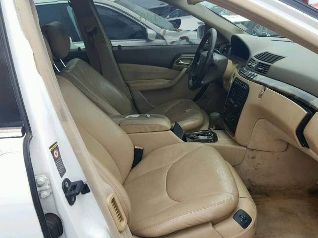 WDBNG75J5YA071534 - 2000 MERCEDES-BENZ S 500 WHITE photo 5