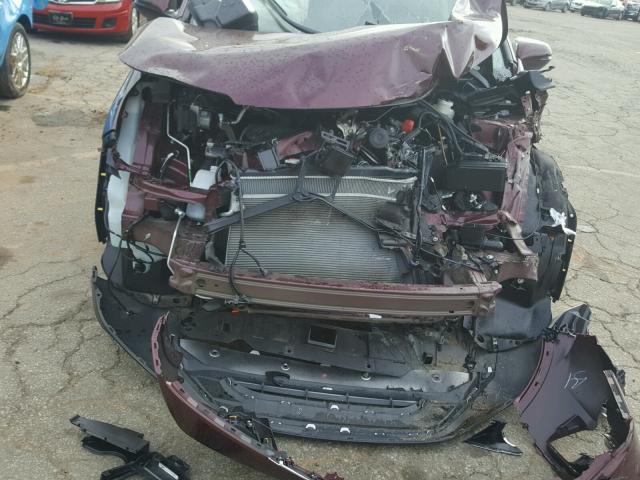 5J6RM3H93GL001758 - 2016 HONDA CR-V TOURI MAROON photo 9