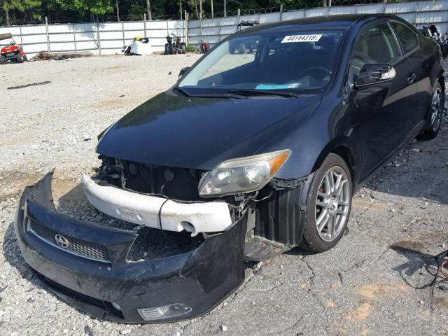 JTKDE177460115472 - 2006 TOYOTA SCION TC BLACK photo 2