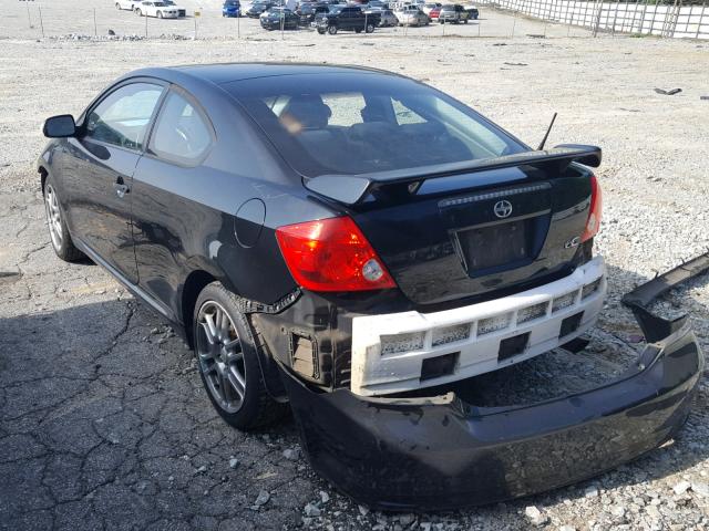 JTKDE177460115472 - 2006 TOYOTA SCION TC BLACK photo 3