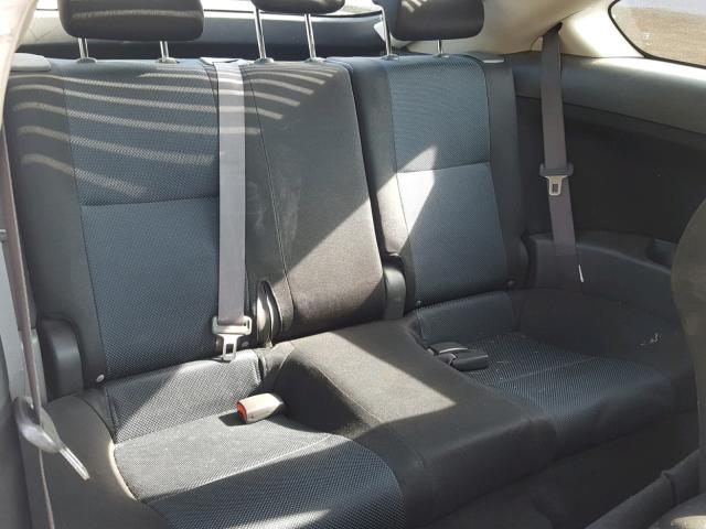 JTKDE177460115472 - 2006 TOYOTA SCION TC BLACK photo 6
