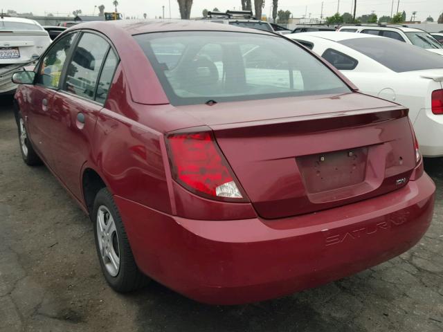 1G8AG52F45Z150625 - 2005 SATURN ION LEVEL BURGUNDY photo 3