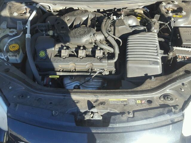 1C3AL66R44N235454 - 2004 CHRYSLER SEBRING LI BLACK photo 7