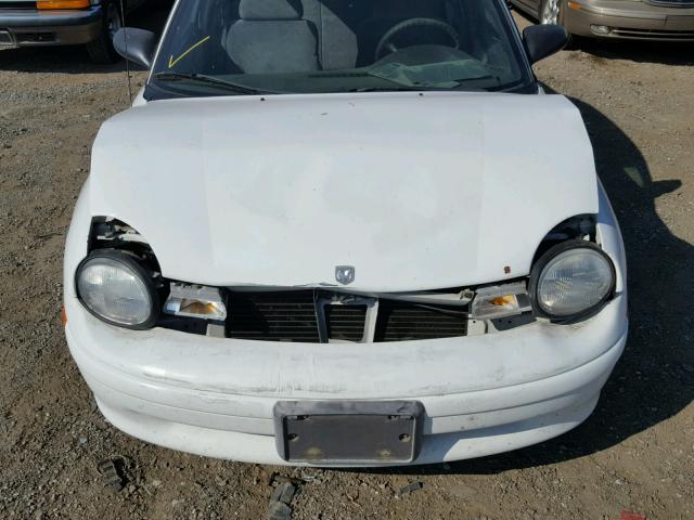 1B3ES47C4WD672475 - 1998 DODGE NEON HIGHL WHITE photo 7