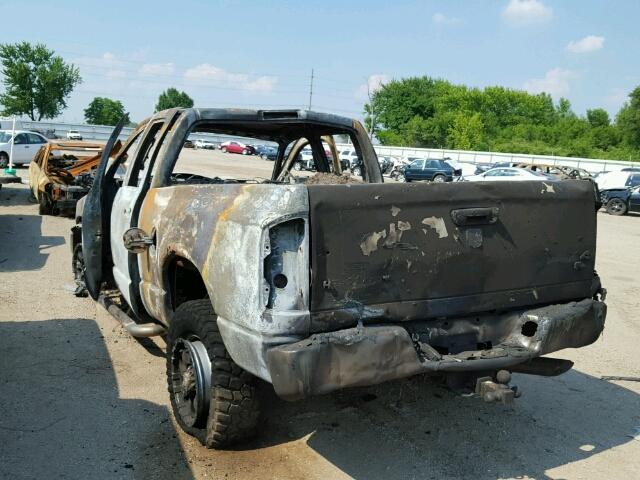 3D7KS28C25G732636 - 2005 DODGE RAM 2500 S Այրված լուսանկար 3