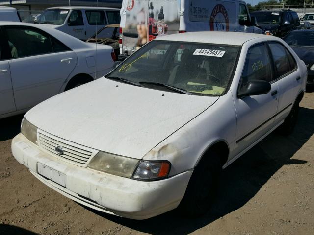 1N4AB41D1VC727585 - 1997 NISSAN SENTRA XE WHITE photo 2