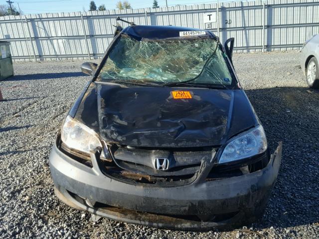 2HGES16525H560437 - 2005 HONDA CIVIC LX BLUE photo 7