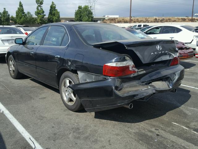 19UUA56602A052640 - 2002 ACURA 3.2TL BLACK photo 3