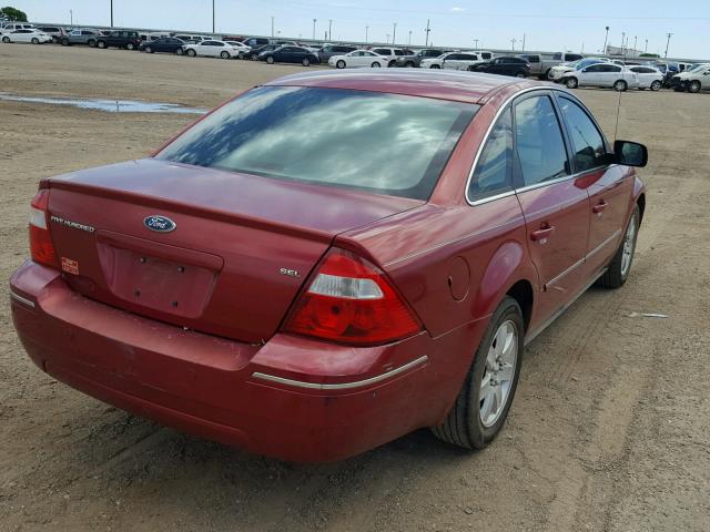 1FAFP24185G107967 - 2005 FORD FIVE HUNDR RED photo 4