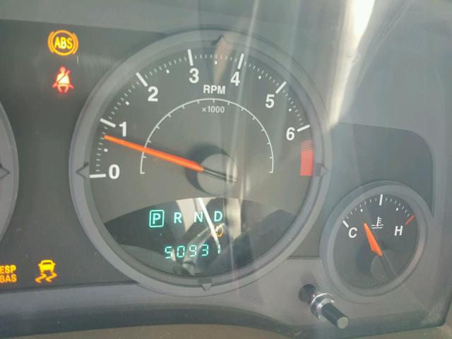 1J8FT47038D589489 - 2008 JEEP COMPASS SP TAN photo 8