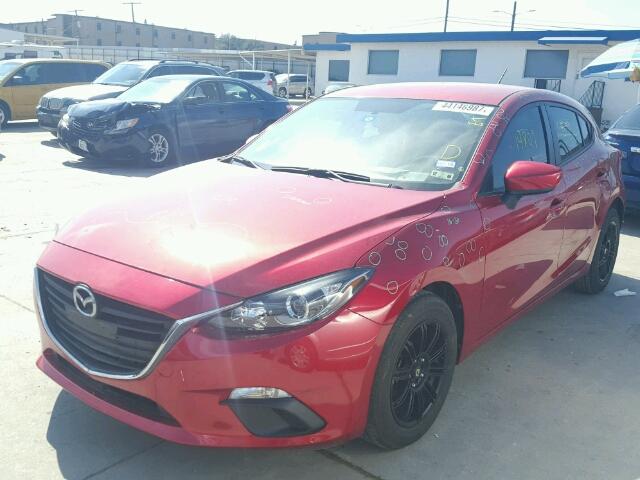 3MZBM1K70FM175445 - 2015 MAZDA 3 SPORT RED photo 2