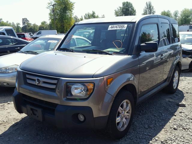 5J6YH28707L000978 - 2007 HONDA ELEMENT EX GOLD photo 2