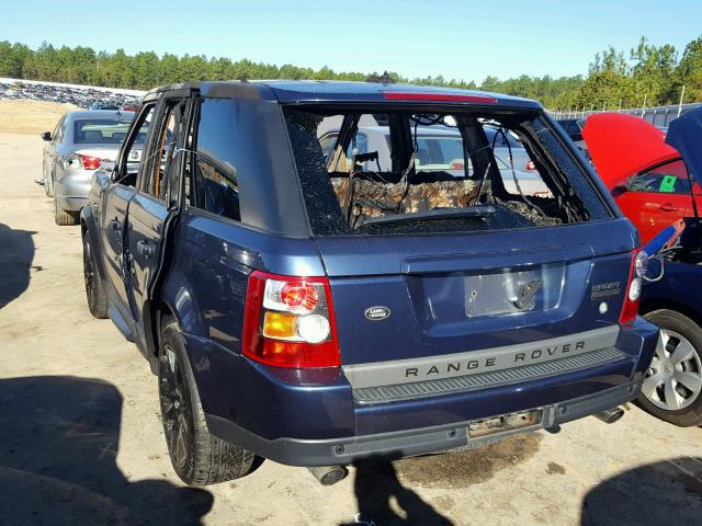 SALSH234X6A971823 - 2006 LAND ROVER RANGE ROVE BLUE photo 9