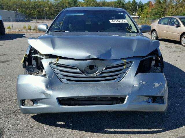 4T1BE46K28U757850 - 2008 TOYOTA CAMRY CE SILVER photo 9