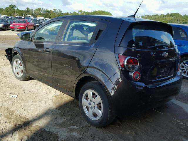 1G1JA6SH0D4242611 - 2013 CHEVROLET SONIC LS BLACK photo 3